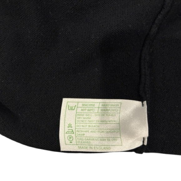 John Smedley Sweater Black Men’s Size M 100% Cotton Made In England - Picture 7 of 8